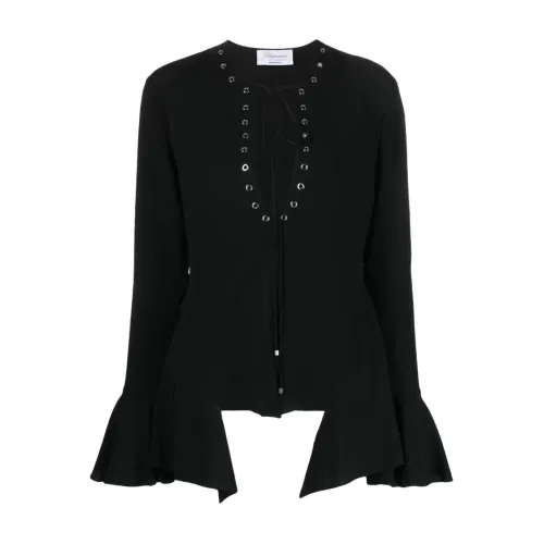 Blumarine , Black Shirts with Blumarine Style ,Black female, Sizes: