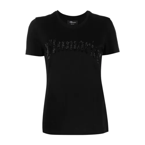 Blumarine , Blumarine T-shirts and Polos ,Black female, Sizes: