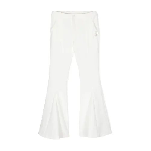 Blumarine , Miss Blumarine Trousers White ,White female, Sizes: