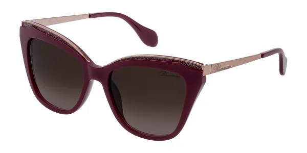 Blumarine SBM765S 09FH Women's Sunglasses Burgundy Size 55
