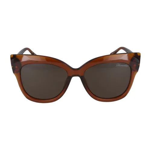 Blumarine , Stylish Sunglasses Sbm833S ,Brown female, Sizes: