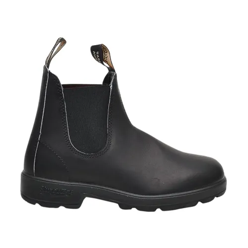 Blundstone , Black Leather Beatles Boots ,Black male, Sizes: