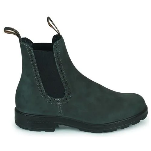Blundstone , Rustic Black Chelsea Boots ,Black female, Sizes: