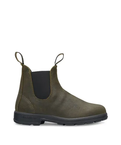 Blundstone Unisex Mens Green Ankle Boots