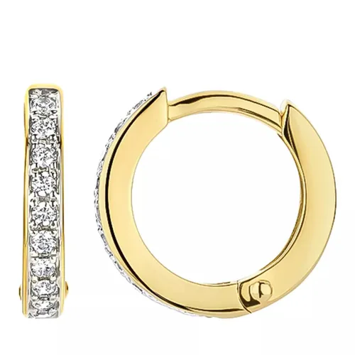 Blush Earrings - Earrings 7129BZI - Gold (14k) with Zirconia - gold - Earrings for ladies