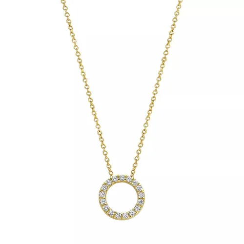 Blush Necklaces - Necklace 3065BZI - Gold (14k) with Zirconia - gold - Necklaces for ladies