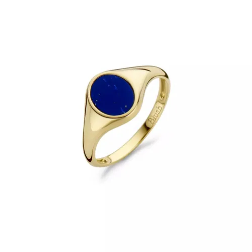 Blush Rings - Blush 585er Golden Siegelring 1214YLA/52 - light blue - Rings for ladies