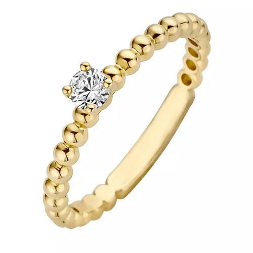 Blush Rings - Ring 1111YZI - Gold (14k) with Zirconia - gold - Rings for ladies
