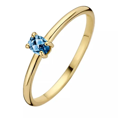 Blush Rings - Ring 1204YLB - Gold (14k) with Blue Topas - gold - Rings for ladies