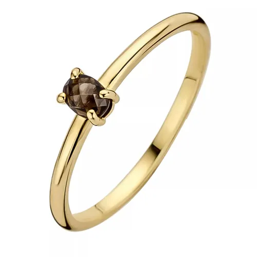 Blush Rings - Ring 1204YSQ - Gold (14k) with Smokey Quartz - gold - Rings for ladies