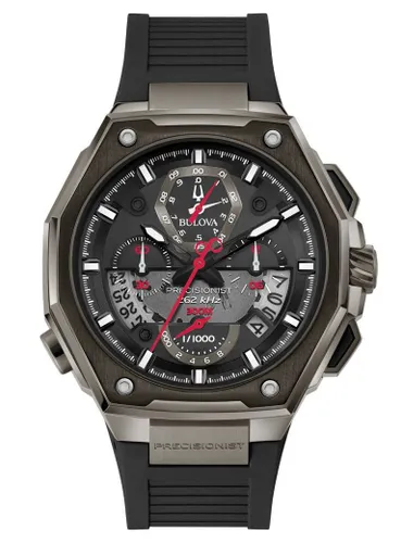 Blv Men's Chronograph Quartz Watch with Rubber Strap 98B358
