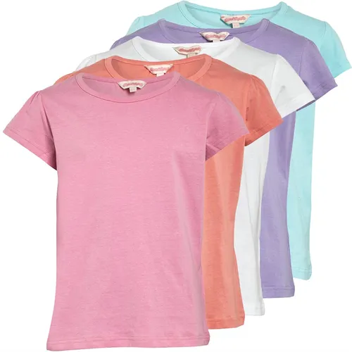 Board Angels Girls Five Pack T-Shirts Multi
