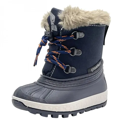 Boatilus Kids Nanouk Snow Boots: Navy: 32/33