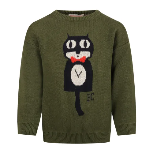 Bobo Choses , Kids Sweater ,Green male, Sizes: