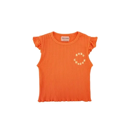 Bobo Choses , Top Circle Bc - Summer 2024 Collection ,Orange female, Sizes: