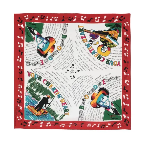 Bode , Honky-Tonk Scarf ,Multicolor male, Sizes: ONE