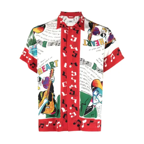 Bode , Honky-Tonk SS Shirt ,Multicolor male, Sizes: