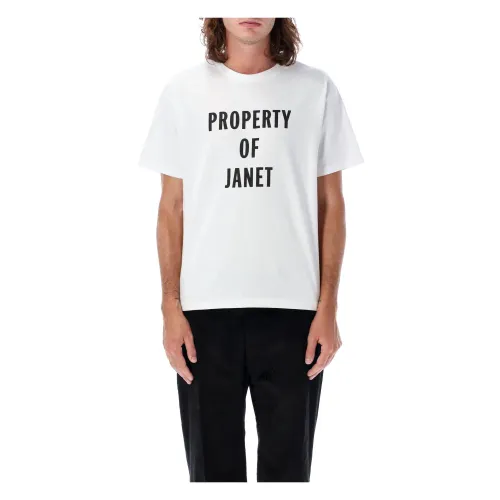 Bode , Janet Tee - White T-Shirt for Men ,White male, Sizes: