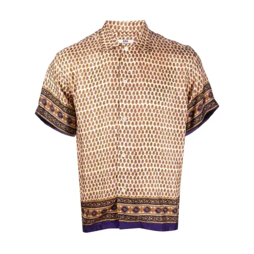 Bode , Micro Fleur SS Shirt ,Multicolor male, Sizes: