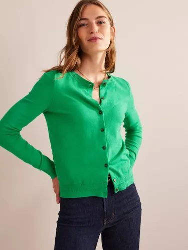 Boden Catriona Cotton Cardigan - Meadow Green - Female