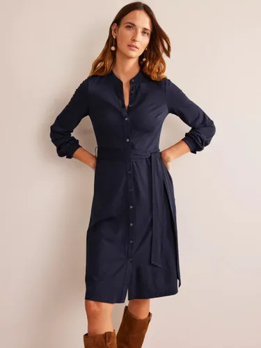 Boden Julia Jersey Shirt Dress, Navy - Navy - Female