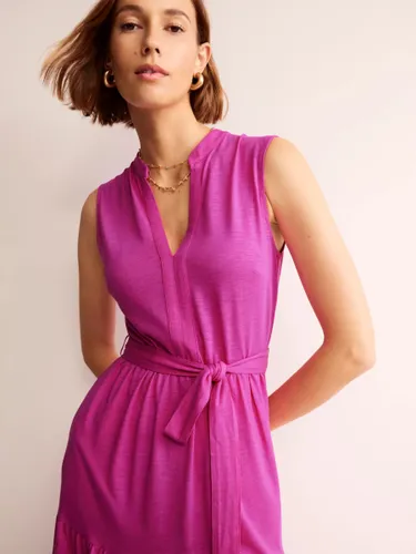 Boden Naomi Notch Jersey Maxi Dress - Rose Violet - Female