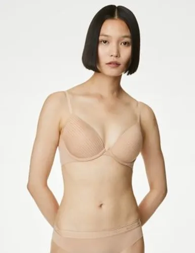 Body By M&S Womens Body Define™ Wired Plunge T-Shirt Bra A-E - 38A - Rose Quartz, Rose Quartz,Black,White,Soft Pink