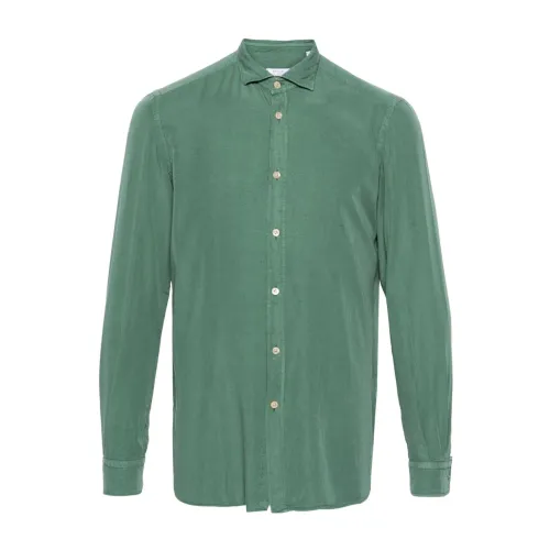 Boglioli , Green Regular Fit Shirt ,Green male, Sizes: