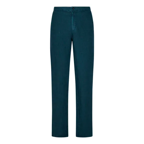 Boglioli , Mens Clothing Trousers Green Ss24 ,Green male, Sizes:
