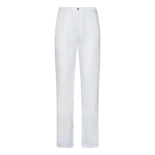 Boglioli , Mens Clothing Trousers White Ss24 ,White male, Sizes: