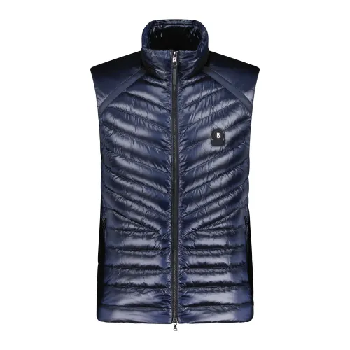 Bogner , Lasse Down-Filled Vest with Logo ,Blue male, Sizes: