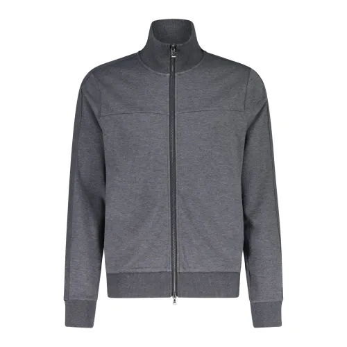 Bogner , Logo-Striped Jayden Sweat Jacket ,Gray male, Sizes: