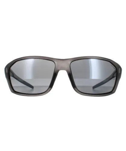 Bolle Wrap Unisex Frost Black TNS Grey Polarized Fenix Sunglasses - One
