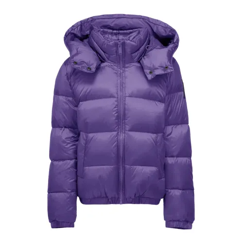 BomBoogie , Puffy Hooded Jacket ,Purple female, Sizes:
