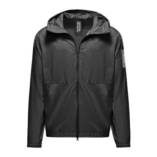 BomBoogie , Rainproof Packable Jacket ,Black male, Sizes: