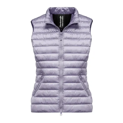 BomBoogie , Short Synthetic Padded Vest ,Purple female, Sizes: