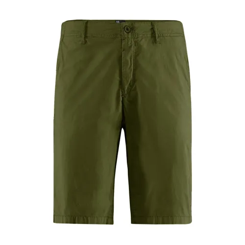 BomBoogie , Slim Fit Chino Shorts ,Green male, Sizes: