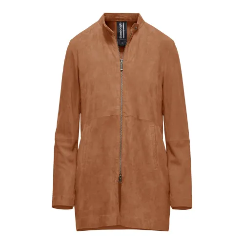 BomBoogie , Suede Coat ,Brown female, Sizes: