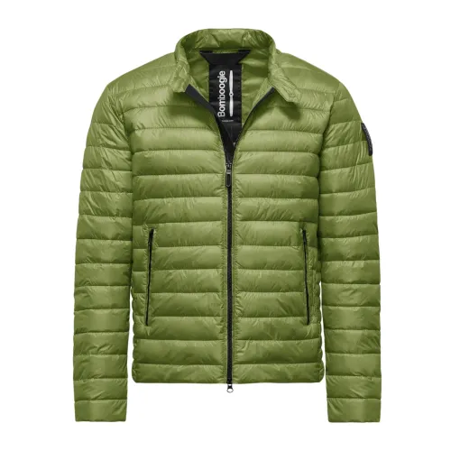 BomBoogie , Synthetic Insulated Nylon Jacket ,Green male, Sizes: