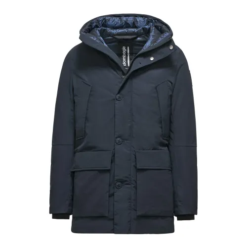 BomBoogie , Water Repellent Parka for Cold Winter Days ,Blue male, Sizes: