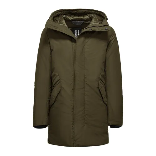 BomBoogie , Water Repellent Parka for Cold Winter Days ,Brown male, Sizes: