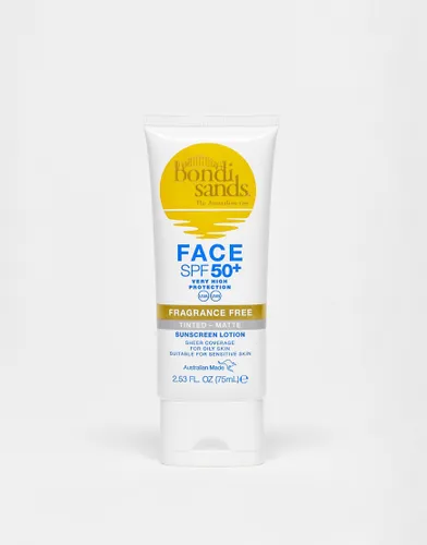 Bondi Sands SPF 50+ Fragrance Free Matte Tinted Face Lotion 75ml-No colour