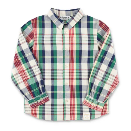 Bonpoint , Checkered Ss24 Shirt for Boys ,Multicolor male, Sizes:
