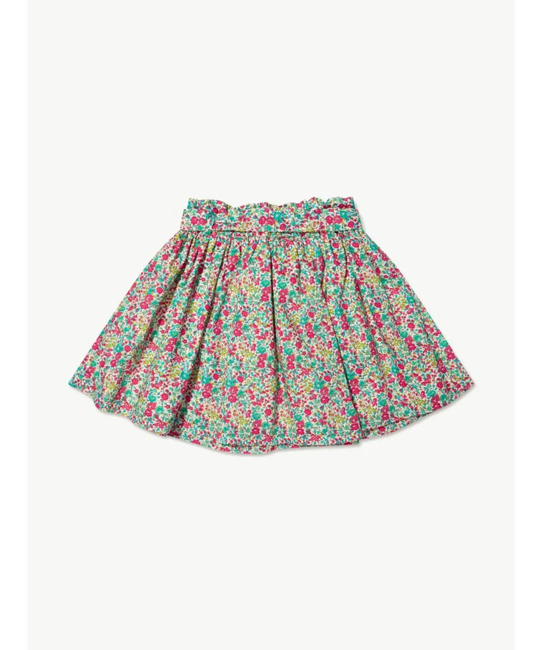 Bonpoint Girls Floral Tuie Skirt in Mint - Green