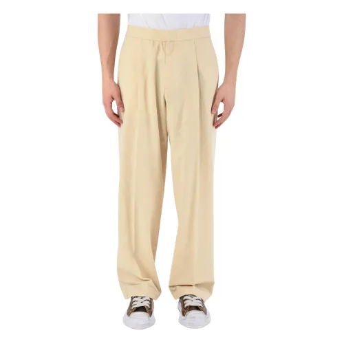 Bonsai , Straight Trousers ,Beige male, Sizes: