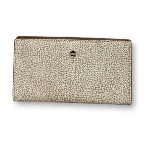 Borbonese , Coin Purse Wallet ,Beige female, Sizes: ONE SIZE