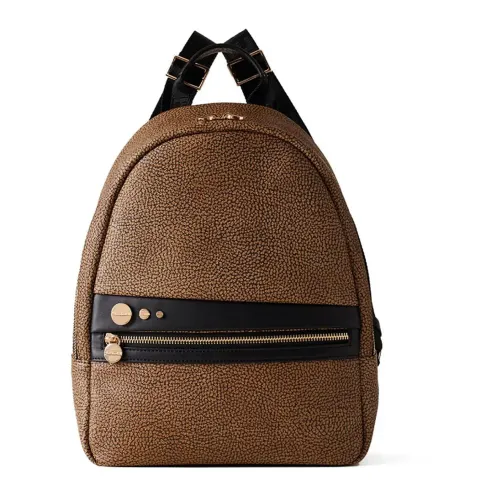 Borbonese , Continuativa Collection Backpack ,Brown female, Sizes: ONE SIZE