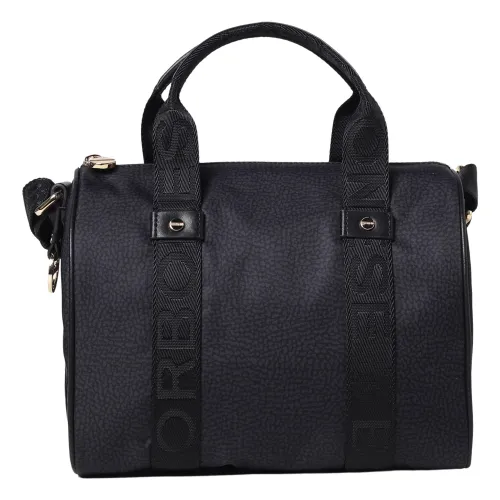 Borbonese , Fashionable Handbag ,Black female, Sizes: ONE SIZE