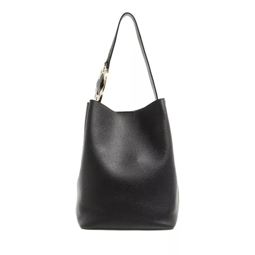 Borbonese Hobo Bags - Borsa Secchiello Medium - black - Hobo Bags for ladies