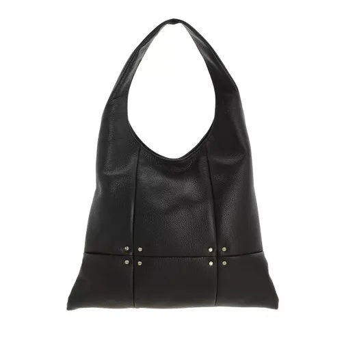 Borbonese Hobo Bags - Medium Savile Hobo Bag - black - Hobo Bags for ladies